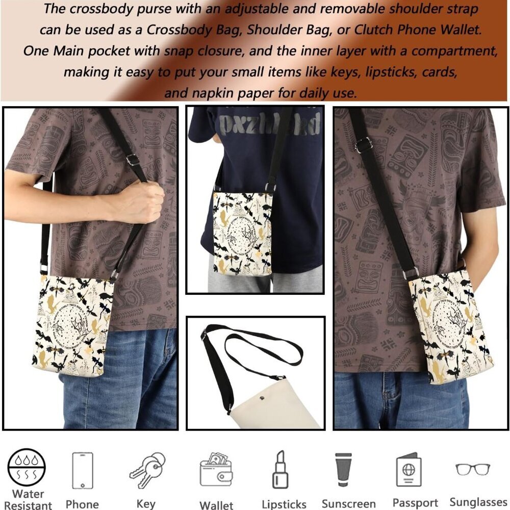 Multi-Functional Fantasy Reader Crossbody Tote - … - image 3